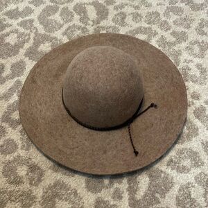 Halogen Wool Adjustable Floppy Hat